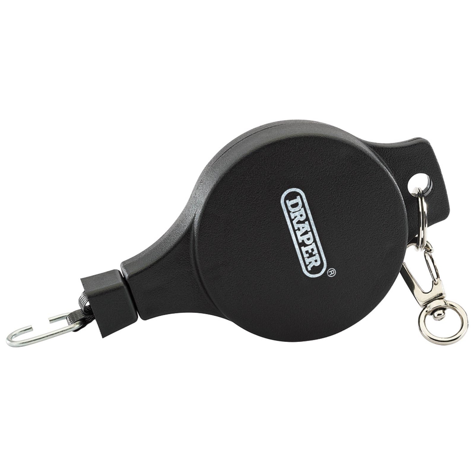 Draper 9kg Hanging Basket "Up Down" Chain | Steel Zinc plated Hook | 500 mm Extendable Nylon Strapping | Easy Access Gardening Watering | Robust Casing | 45419