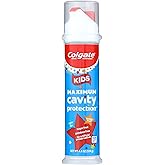 Colgate Kids Toothpaste Pump, Maximum Cavity Protection, 4.4 Ounces