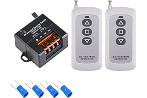 idealWIN Wireless Winch Electric Remote Control, Remote Control Winch for Truck, ATV and SUV Winch Wireless System and Linear Motion actuators,DC5V to 48V/10A