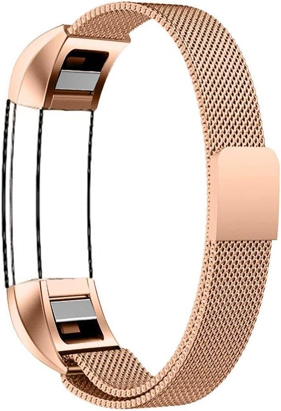 TZSUNRISE Fitbit Ace Strap, Replacement Band for Kids Fitbit, Stainless Steel Fitness Tracker Straps For Fitbit Alra/Alta HR/Ace, Small Size 4.7"- 7.0" for Kids Women (rose gold)
