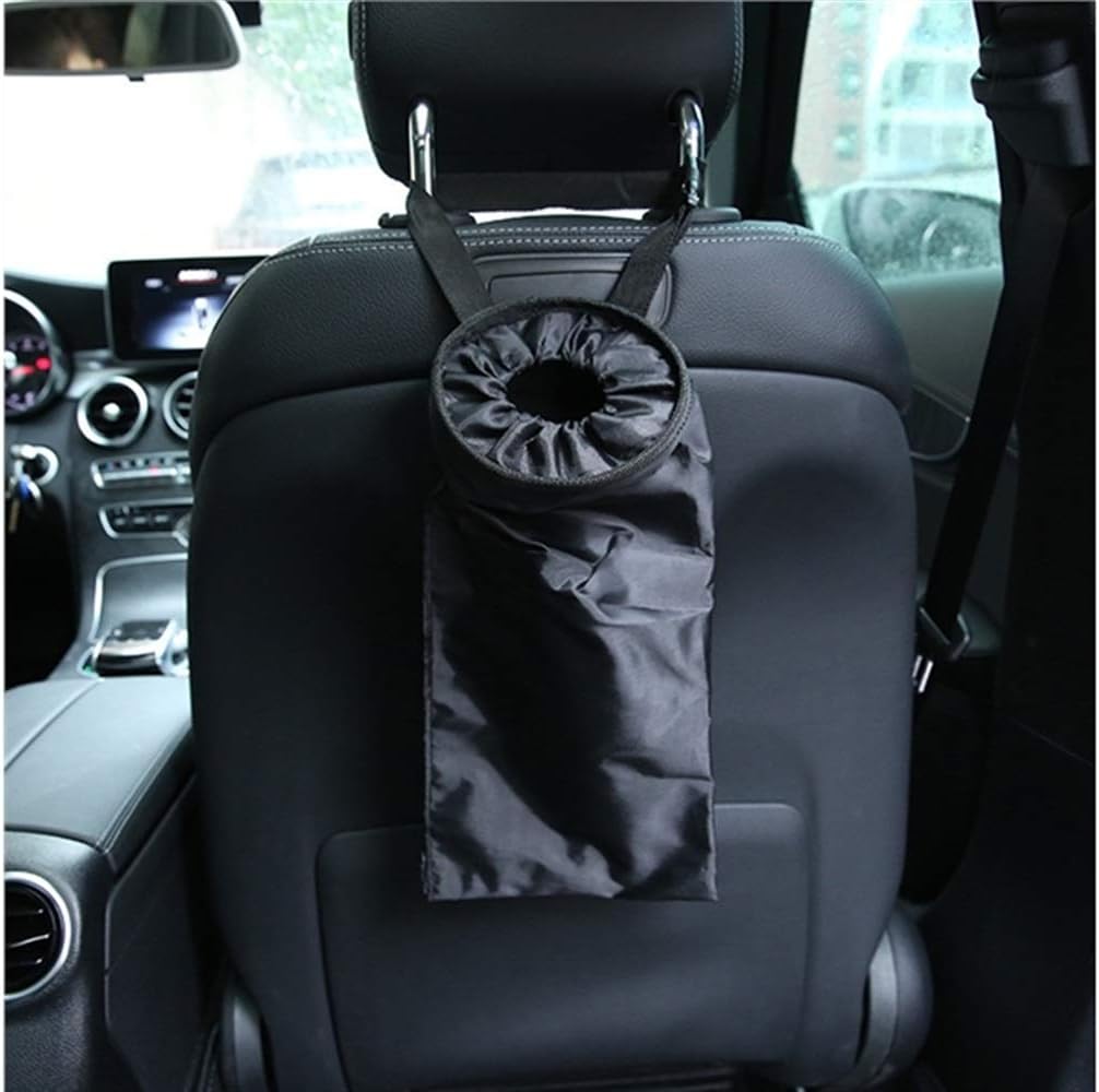 Gelaiken Car Hanging Bag Traveling Portable Carrying Multifunction Bags for Litter Hanging Recycle Bin(Black)