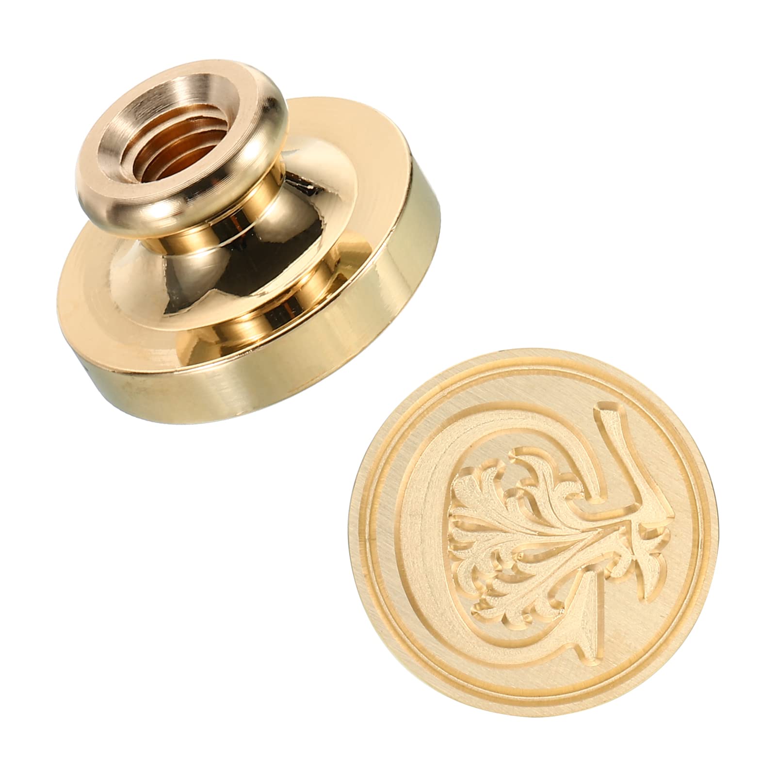 PATIKIL Alphabet C Wax Seal Stamp, Initial Letter Sealing Wax Stamp Classic Retro Brass Head for Envelope Invitation Cards