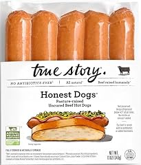 True Story Foods Beef Hot Dogs, 12 OZ