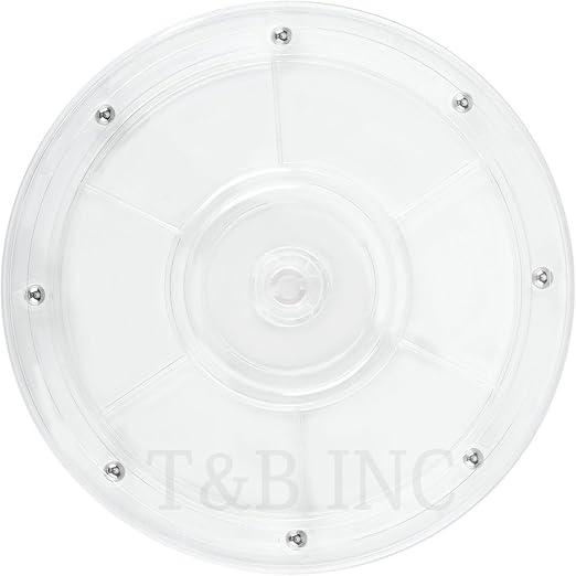 Amazon Com T B 8 Inch Lazy Susan Turntable Organizer White