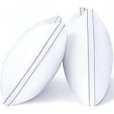 viewstar Pillows Queen Size Set of 2, Hotel Quality, Down Alternative Gusseted Bed Pillows for Side, Back, or Stomach Sleepers, White
