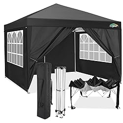 COBIZI 10x10 Pop Up Canopy Tent with 4 Removable