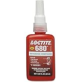 Loctite 1835201 Green 680 Retaining Compound, 50 mL Bottle, 4,000 psi, 1.69 oz., Glass