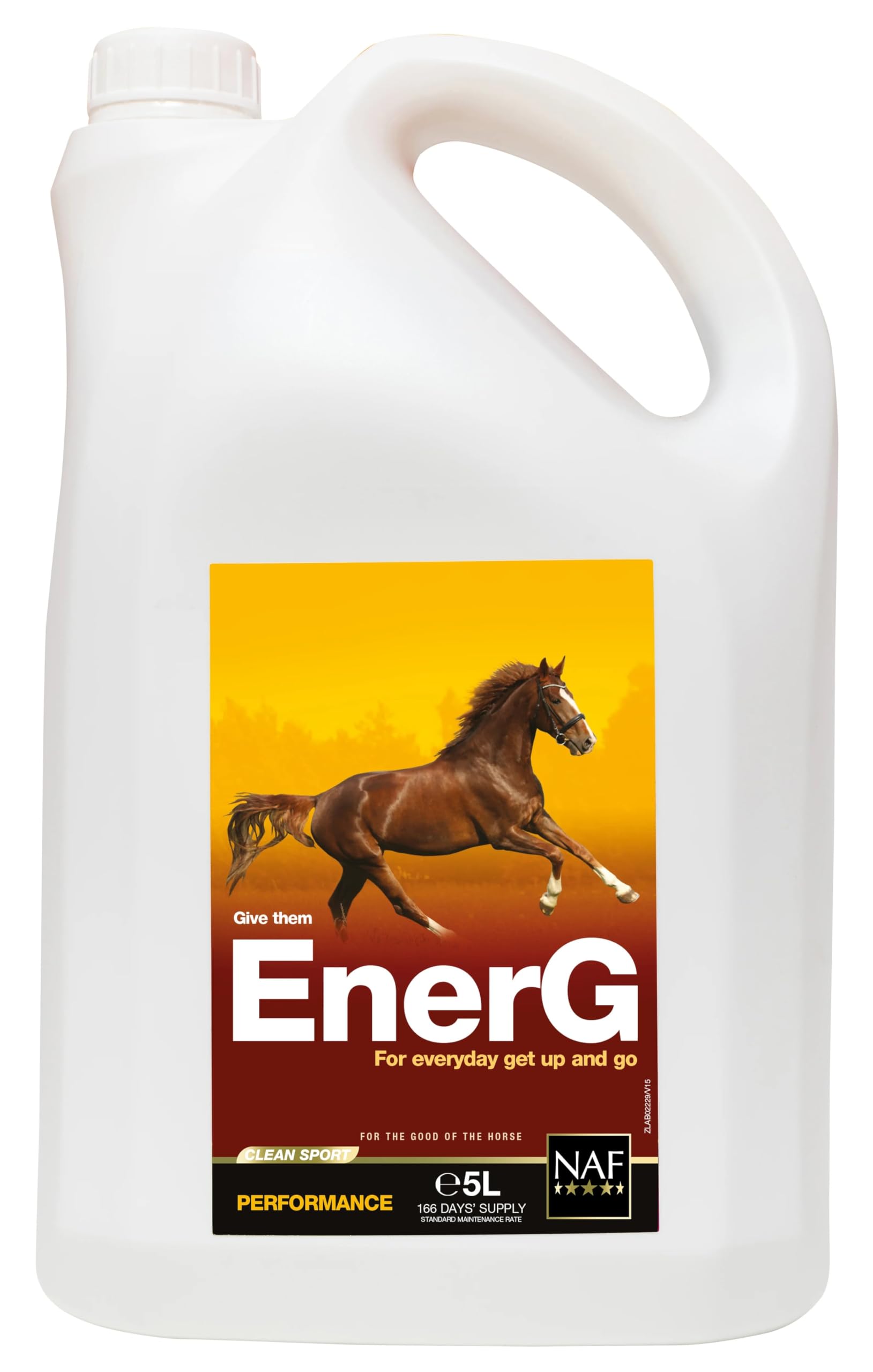 NAF EnerG 5L – Liquid Supplement for Horses – Supports Stamina & Recovery – With B Vitamins, Copper & Zinc