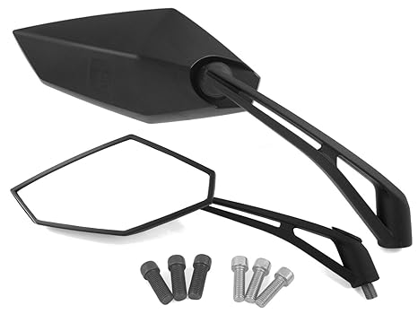E-geprüftes Rückspiegel Spiegel Set B-M-W R 1200R, R 1200 Nine T S1000R, S 1000 HP4 (M10x1,50 Gewinde) (V1)