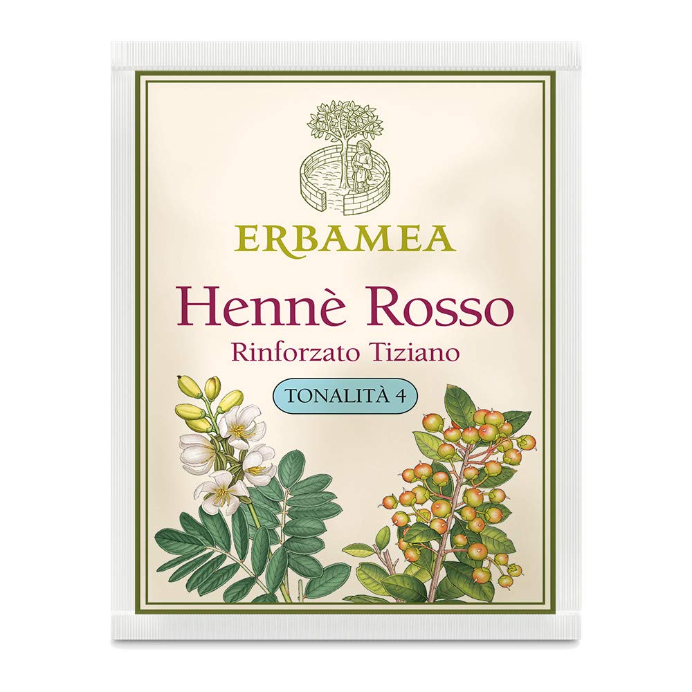 ERBAMEA - HENNE' RED REINFORCED TIZIANO SHADE 4 100 GR