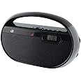 Amazon.com: GPX R602B Portable AM/FM Radio with Digital Clock and Line ...