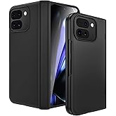 VEGO for Google Pixel 9 Pro Fold 2024 Case with Screen Protector, Black | Hinge Protection [Anti-Scratch] Slim Fit Shockproof Full Body Protective Cover for Pixel 9 Pro Fold