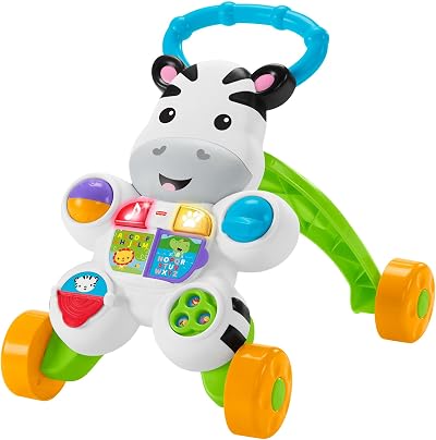 Fisher-Price Learn with Me Zebra Walker Spanish Version GXC34