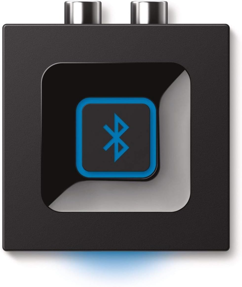 Logitech Bluetooth Audio Adapter UK 3.5mm RCA Outputs Pairing Button