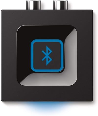Logitech Bluetooth Audio Adapter UK 3.5mm RCA Outputs Pairing Button