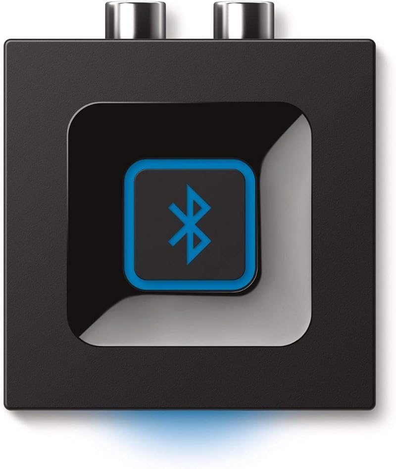 Logitech Bluetooth Audio Adapter UK 3.5mm RCA Outputs Pairing Button