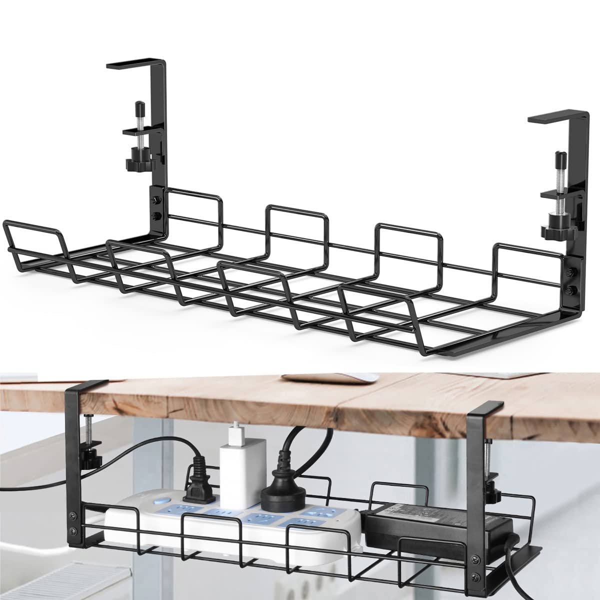 Mua No Drill Under Desk Cable Management Tray Desk Wire Management mua-no-drill-under-desk-cable-management-tray-desk-wire-management