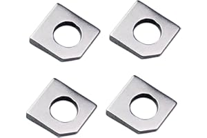 HAJXZH 4PCS Heavy Duty Missing Angle Washer 304 Stainless Steel M8 Square Beveled Washers Suitable for Slot Section