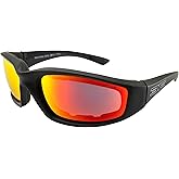 Epoch Eyewear Foam Padded Motorcycle Sunglasses Riding Glasses Z87+ Safety Glasses