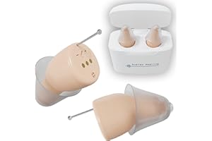 AUDIEN HEARING Audien ATOM PRO Wireless Rechargeable Hearing Amplifier to Aid and Assist Hearing, Premium Comfort Design and Nearly Invisible