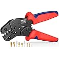 TUBTAP Spade Connector Tool 22-16 AWG Bullet Connectors Tool for Insulated Electrical Connectors - Ratcheting Wire Terminal Crimper, Wire Crimping Tool Electrical and Crimp Tool