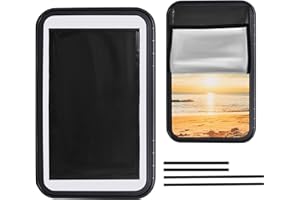 EMSIOK RV Door Window Shade Cover, 26 * 16 Inch Camper Window Cover RV Window Shade RV Door Window UV Protection Cover Camper Sunshade Privacy Screen Window Cover Foldable RV Sun Shade RV Window Insulation