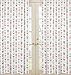 Sweet Jojo Designs 2-Piece Grey, Coral and Mint Woodland Arrow Girls Bedroom Decor Window Treatment Panels