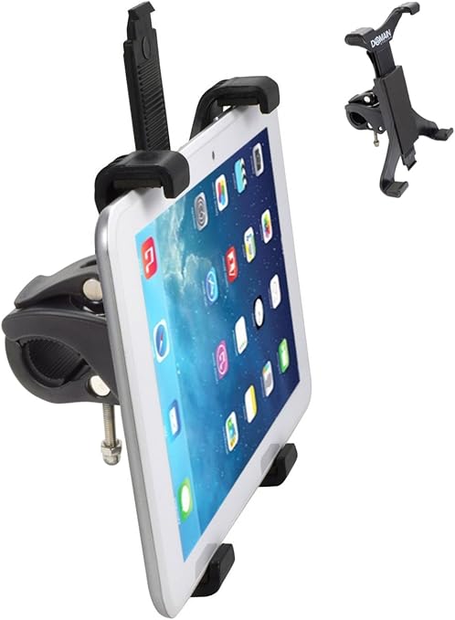 Domain Cycling Tablet Mount for Spin Bike & Exercise Bicycle Handlebars, iPad Holder