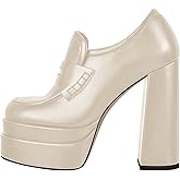 onlymakerheels Double Platforms Chunky High Heel Loafers Pumps