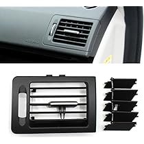 W204 Console AC Vent Grille Assembly For Mercedes C-Class 2007-2011 – LHD Left Side, Black, PC/ABS Material, Direct Replacement