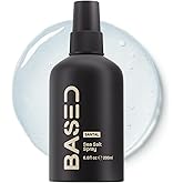 BASED BODYWORKS Sea Salt Spray, Natural Finish Sea Salt Spray for Hair, Volumizes & Texturizes, Beachy Hair Spray for Men, Li