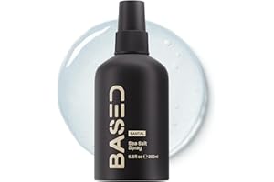 BASED BODYWORKS BASED Sea Salt Spray, Natural Finish Sea Salt Spray for Hair, Volumizes & Texturizes, Infused with Kelp & Vitamin B5, Light & Non-Greasy, Paraben, Sulfate, Phthalate Free, 6.8 oz (Pack of 1)