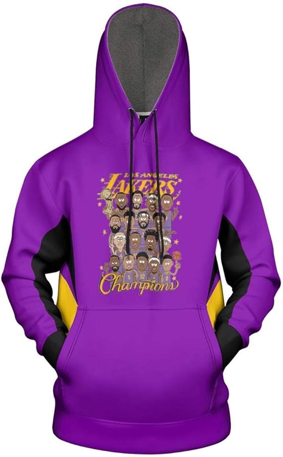 Amazon Co Jp ロサンゼルスレイカーズ決勝 Sweatshirt おしゃれ アニメセーター メンズトレーナー パーカー プルオーバーフード付きパーカーフェイクスリミングコーチレジャースポーツ 服 ファッション小物