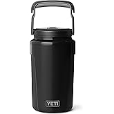 YETI Silo Half Gallon Insulated Straw Cap Water Jug – Leakproof, Lightweight Sports Bottle with Fence Hook Handle – Keeps Drinks Ice-Cold – Ideal for Gym, Sports & Tournaments, Black