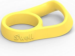S'well Watter Bottle Handle - Yellow - Fits 9oz, 17oz, and 25oz Bottles - Comfortable Way to Carry your S'well On the Go - Innovative Design and A Flexible Grip