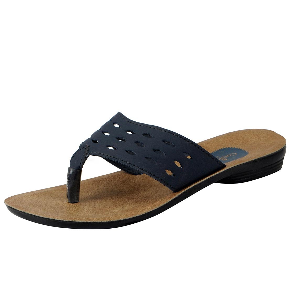 Buy BATA Women 5719043 Blue Slippers(40) at Amazon.in