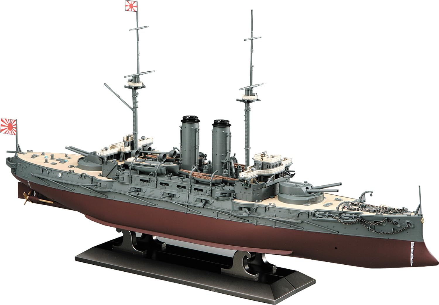 Hasegawa HAZ21 1:350 Scale IJN Battleship Mikasa Battle of The Japan Sea Model Kit