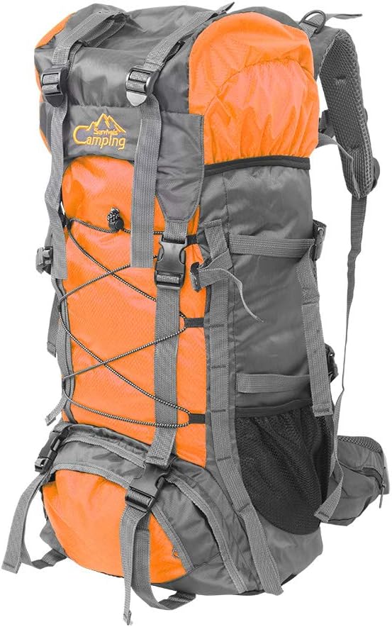 AlwaysPrekit 60L Outdoor Waterproof Hiking Camping Backpack Mountaineering Bag Camping Hiking Backpack Sport Travel Daypack for Men Women Climbing Camping Touring