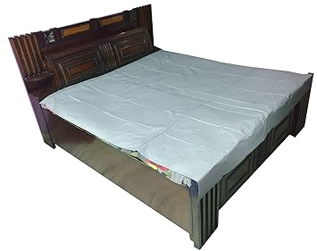 Buy Casa Nest Plastic Sheet Double Bed Mattress Protector 6 5x6ft
