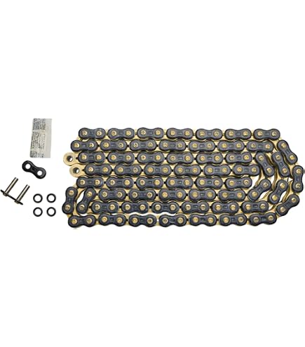 thumbnail image 2 of EK 520 SRX2 Heavy Duty X-Ring Drive Chain 120 Links - Black & Gold For Motorcycles 2 of 3