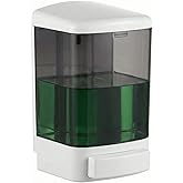 Manual Soap Dispenser 33oz Wall Mount Commercial Hand Soap Dispenser for Bathroom, Kitchen, Refillable Shampoo & Conditioner Dispenser for Liquid Gel