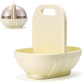Silicone Breast Pump Holder, Convenient Pump Stand with Easy-Carry Handle, Perfect for On-the-go, Dishwasher-Safe, Fit for Momcozy M5, eufy E20/S1/S1 Pro, Medela Freestyle Hands-Free (Only Holder)