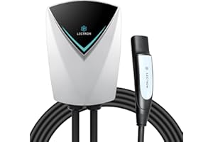 Lectron Tesla (NACS) V-Box Pro Electric Vehicle Charging Station 48 Amp - Level 2 EV Charger (240V) with NEMA 14-50 Plug/Hardwired Compatible with All Tesla Models S/3/X/Y & Cybertruck