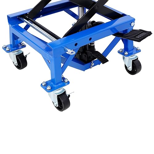 Motorcycle Lift Jack Bike Wheels For 300 Lbs 300LBS Scissor Lift