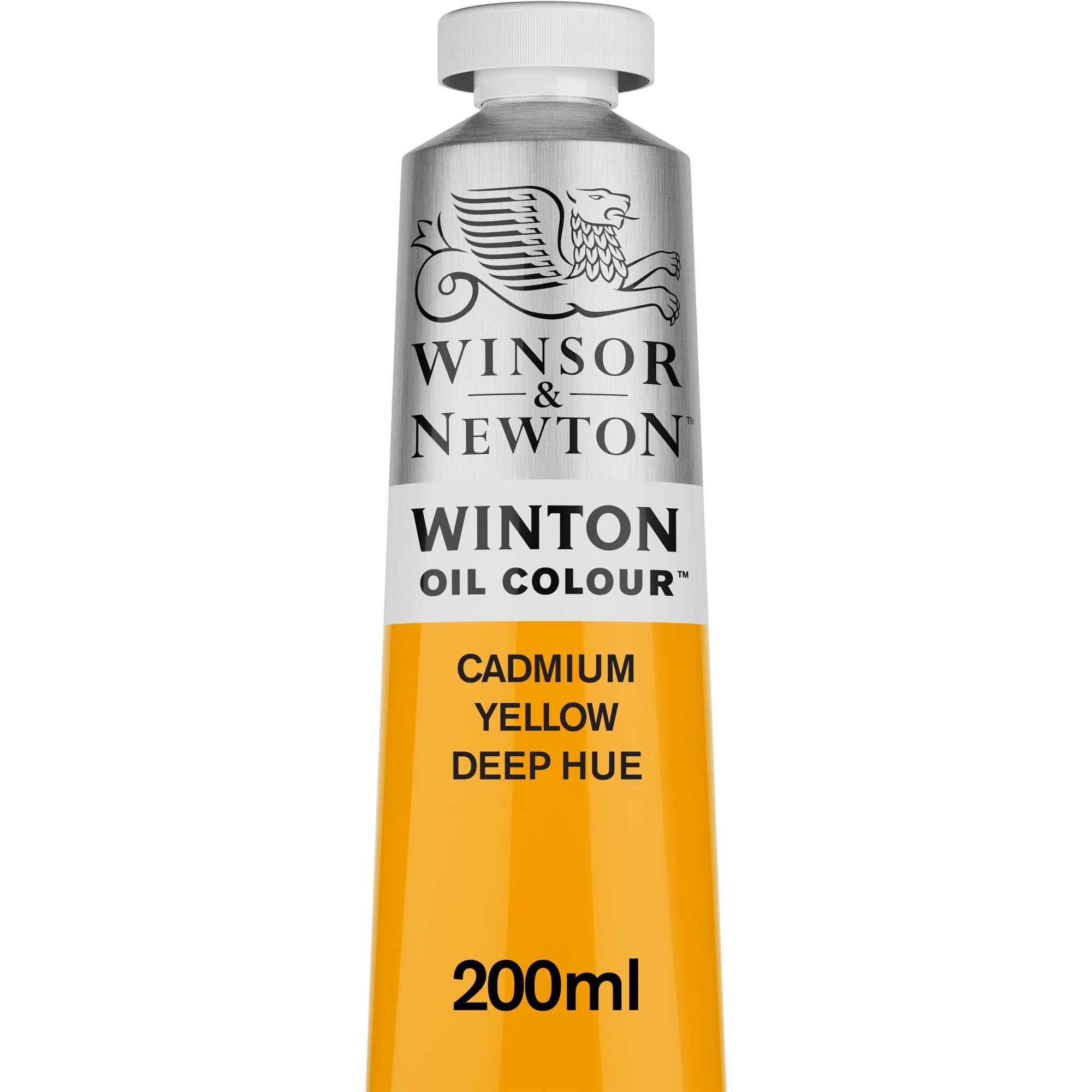 Winsor & Newton Winton 200ml Oil Colour - Cadmium Yellow Deep Hue,1437115 — image 1