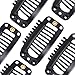 TecUnite 100 Pieces Black 9-Teeth Wig Snap Clips Metal Comb Wig Clip for Hair Extension