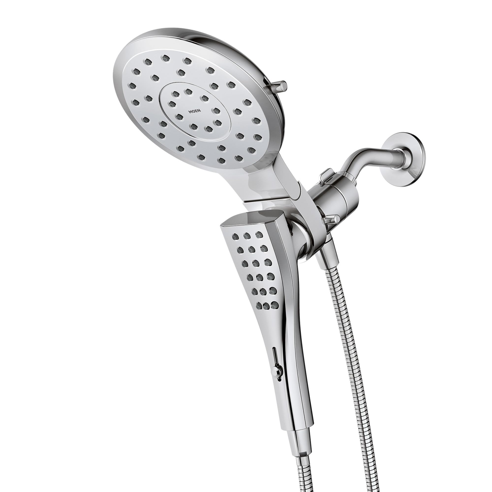 Photo 1 of ************FOR PARTS ONLY- MISSING PARTS**************
Moen 220C3 Verso Eight-Function 7-Inch Round Shower Spray Head with Handshower, 72-Inch Hose, Chrome