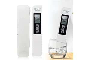 JUVHOT 2025 New 4 in 1 Digital Water Quality Tester, TDS/EC/Temperature（°C/°F）TDS Meter for Drinking Water, TDS Water Tester, 0-9990PPM Water Quality Tester for Drinking Water RO/DI System Aquarium (A)