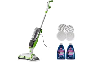 Bissell Spinwave Cord Powered Hard Floor Mop 2039C - Quiet Operation with On Demand Spray for Sealed Hard Floor Surfaces - In