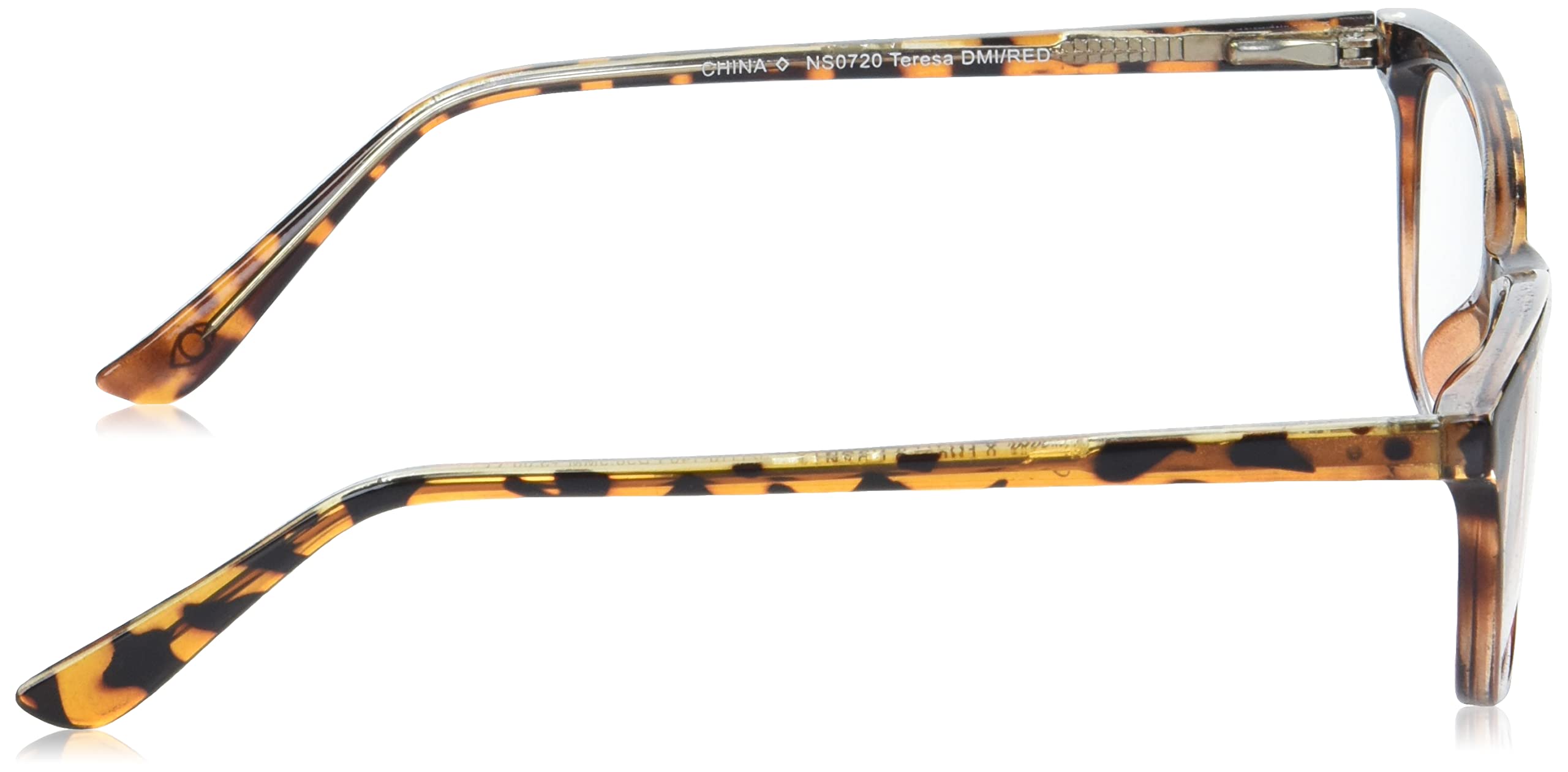 Sofia Vergara x Foster Grant Women\'s Teresa Cat-Eye Reading Glasses, Brown Tortoise Gradient Fade to Crystal Red, 52 mm + 2.75